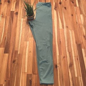 Old Navy 7/8 Aqua Compression Leggings Medium